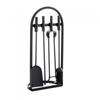 Leecroft Contemporary Arch Companion Set Black 24''