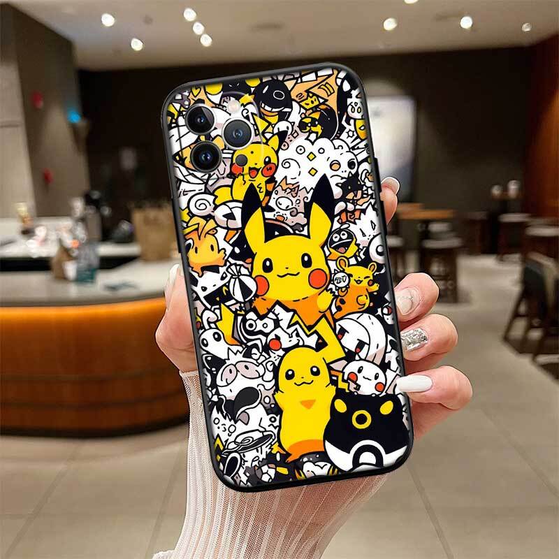 Pokemon Cartoon Case for Samsung Note 20 10 S25 Plus Ultra Lite FE M20 M21 M30 M31 M51 A11 A26 A51 A52 A53 A56 A70 A71 A72 A73