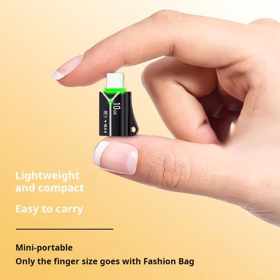 Адаптер-брелок Type-C на USB3.0 с передачей данных OTG 10 Гбит/с Портативный разъем USB-C