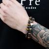 Couple Bracelets Set of 2 Picasso Jasper Howlite