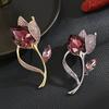 Senior Brooches Flower Leaf Brooch Pins for Women Suit Pendant  Fashion Brooches Jewelry