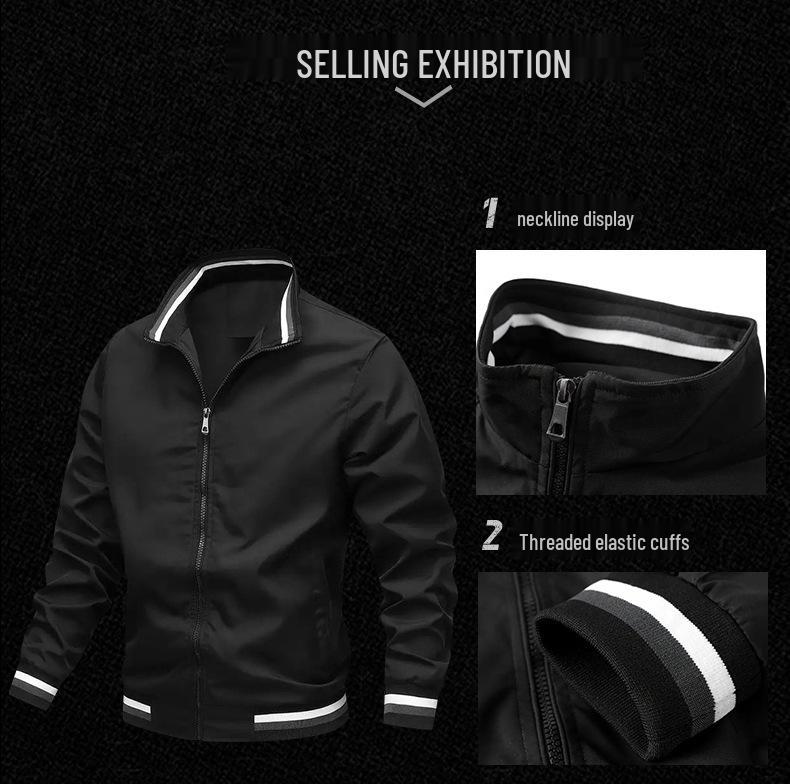 Мужская весенне-осенняя спортивная куртка - Новый трансграничный повседневный дизайн