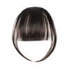 Bangs Wing Clip Hair Extension Soft Natural Straight Anti-slip Reusable Dark Brown Wispy Bangs Fringe Women Dress-up Hairpieces