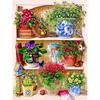 5D DIY Diamond Painting Flower Scenery Cross Stitch Full Diamond Villa Diamond Embroidery Rhinestones