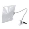 4X Большая лупа для чтения во весь лист с гибким гусиным горлом для пожилых