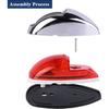 Boat Navigation Lights Red and Green LED Marine Vertical Mount 10-30 Volt USCG 2 NM 1 Pair ( Vacuum Electroplate Silver)
