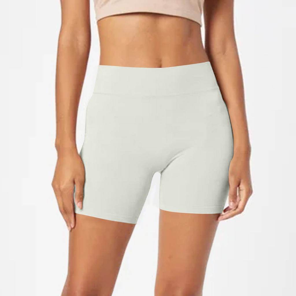 Women's Casual Peach Butt Yoga Shorts High Waist Pocket Sports Fitness Nude High Bounce Running Quick Dry Three-quarter Pants