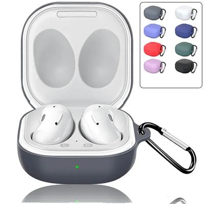 Подходит для Samsung Galaxy Buds Live Защитный чехол для наушников Беспроводные Bluetooth-совместимые наушники Силиконовый корпус с застежкой