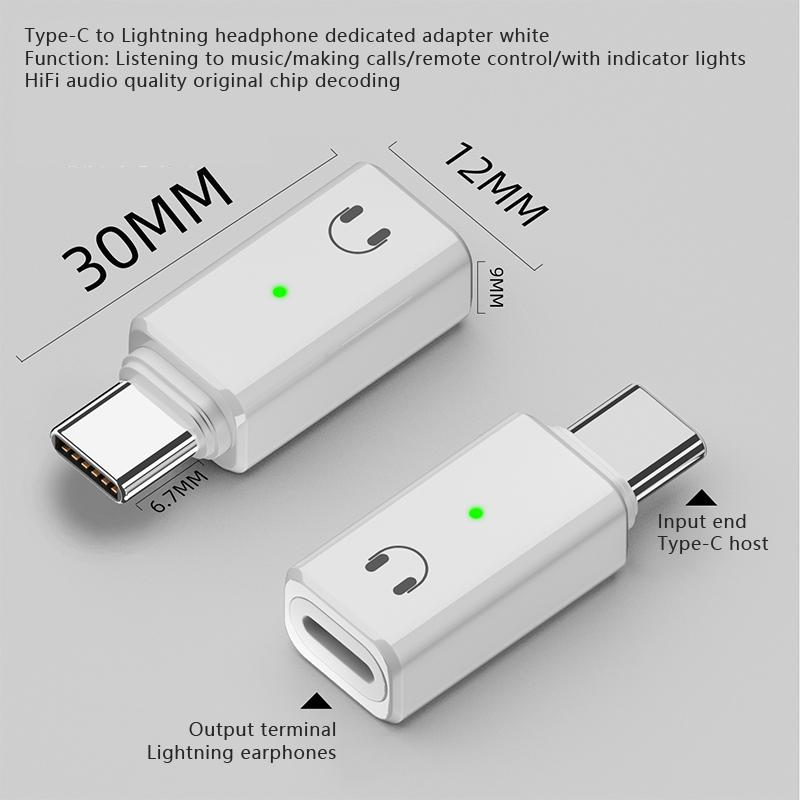 Новый Type-C Проводной Аудио Адаптер AUX для Наушников для Lightning для iPhone для iPad для Macbook Ноутбука Преобразователь Проводной Гарнитуры OTG