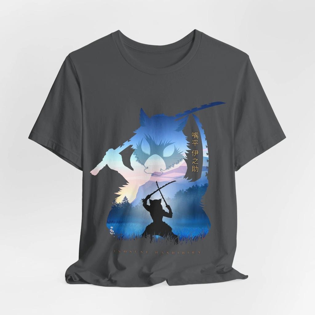 Japanese Anime Zetsubou-sensei Pattern Silhouette T-shirt for Summer Casual Outdoor Daily Wear