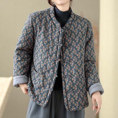 Женское пальто Утепленное Осенне-зимнее Хлопковое Ветрозащитное Оверсайз Теплая Повседневная Куртка