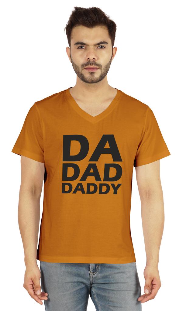 Inkmeso Mens Tshirt   Da Dad Daddy   Graphic Tshirt For Dad Gift Tee Shirt For First Time