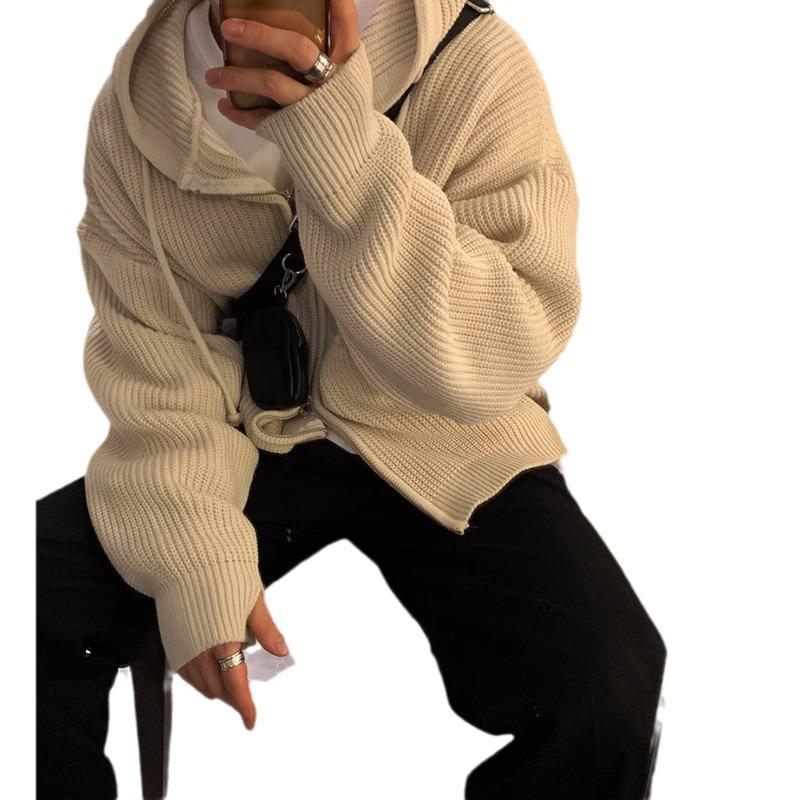 Мужской ретро вязаный кардиган - Осенний тренд, универсальный и утепленный свитер