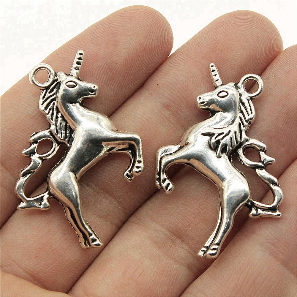 Unicorn Charms Pendant Ladies' Jewelry Bulk Vintage Decorations