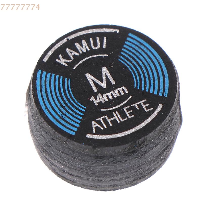 1 шт. S/M/H для игроков в пул 14 мм наконечник для снукерного кия Качество Пул Бильярд Кожа Девятка Жесткий Мягкий Наконечник