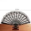 Decorative Fan Chic Female Handheld FanVintage Style Lace Folding Fan Chinese Japanese Pattern Art Craft Gift Decor