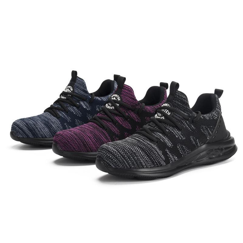 Дышащая, противоударная и противопрокольная стальная изоляция носка защитная рабочая защитная обувь