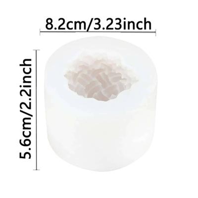 1 шт. Силиконовая форма для свечей Пряжа Сферическая Ароматерапевтическая свеча Ручная работа Инструмент для изготовления смолы и мыла Домашнее украшение Подарок