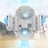 4 Gears Rechargeable Fan Helmet Waterproof Adjustable Site Protective Cap Cool Power Bank Construction Work Helmet Summer