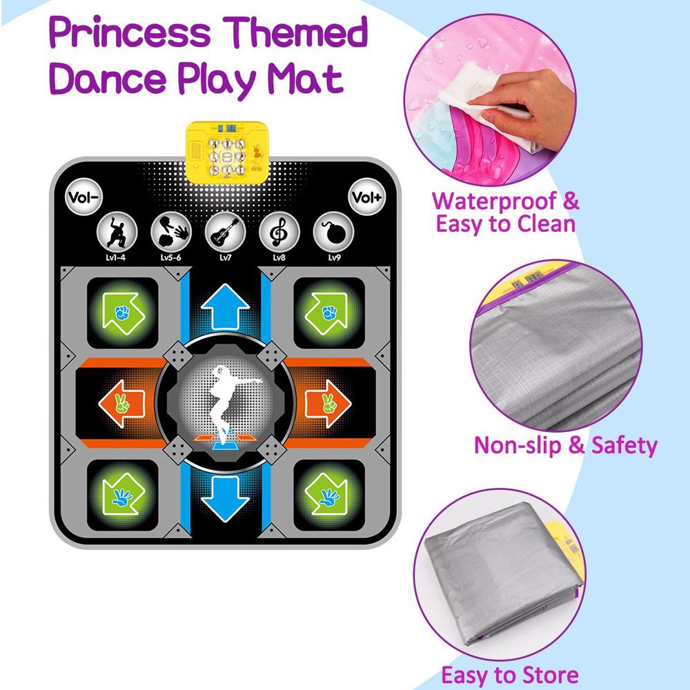 Dance Mat Electronic Dance Pad Multifunctional Piano Game Pad Outdoor Music Stepping Dance Mat