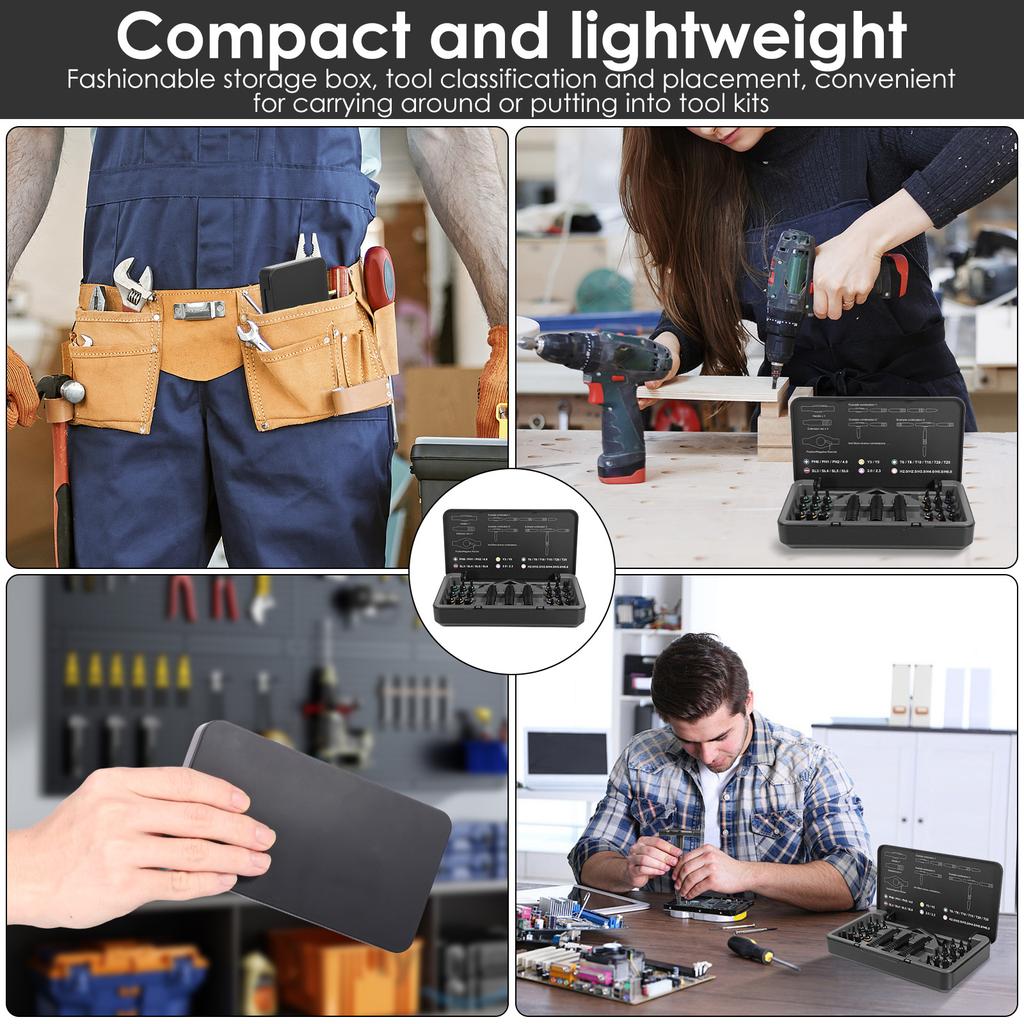 Набор магнитных отверток 24 в 1 DIY Набор отверток с трещоткой Набор насадок с отсоединяемой рукояткой с трещоткой для ремонта компьютеров