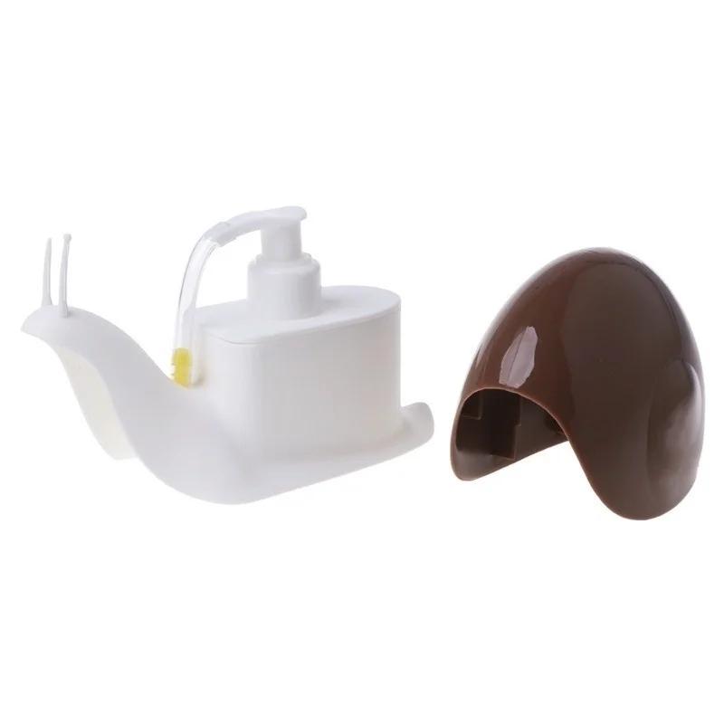 Креативный дизайн Snail Design Диспенсер для жидкого мыла Органайзер для бутылок для умывания шампуня геля для душа и лосьона Бутылки для хранения 120 мл