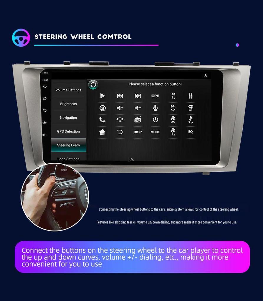 Беспроводной экран навигации CarPlay для моделей Toyota Highlander/Camry 09-13