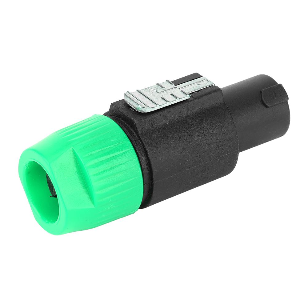 10 шт. C NL4FC Аудиоразъем для динамика Водонепроницаемый 4-контактный разъем Speakon Кабельный разъем(зеленый )
