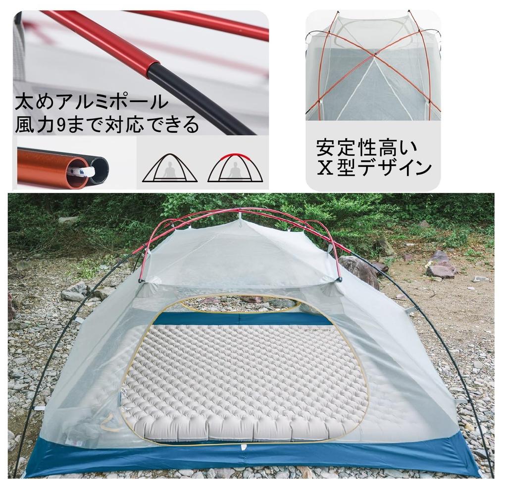 Naturehike Official Shop Палатка для 2-3 человек, одиночная, горная, с двойной стенкой, с передним водонепроницаемым мешком для хранения, для кемпинга на 3 человека, легкая,