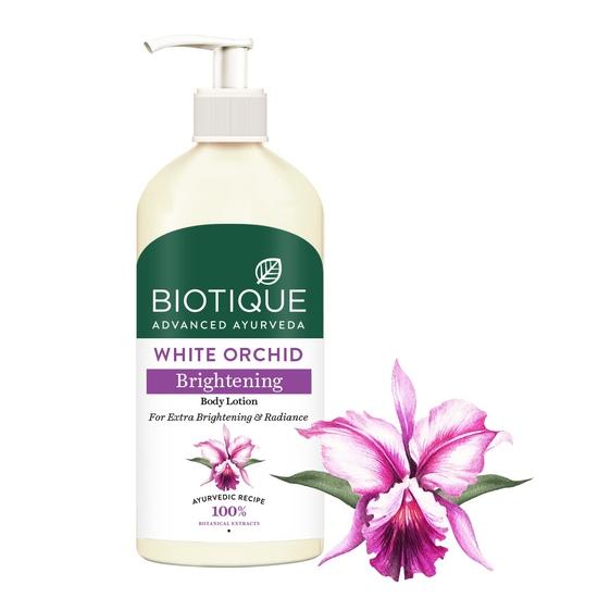 Лосьон для тела Biotique White Orchid Brightening для дополнительного сияния и блеска 300 мл