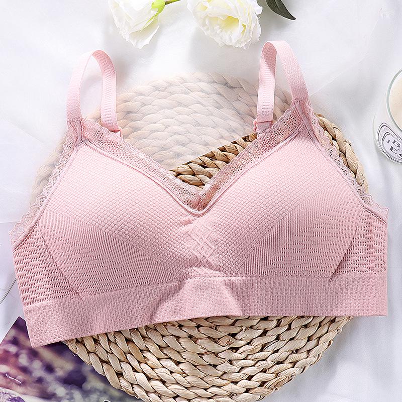 Бюстгальтеры для девочек-подростков: Без косточек, тонкий и антипровисающий, с фиксированной чашкой, для учеников средних и старших классов.