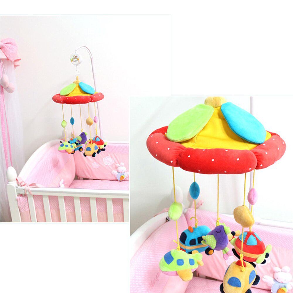 Детская кровать, подвесные погремушки, игрушки, самолет, автомобиль, сделай сам, простая кроватка, мобильный, вращающийся на 360 градусов кронштейн, игрушка