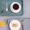 Многофункциональный пластиковый прямоугольный поднос для различных целей Пластиковый прямоугольный поднос для чая Кухонные подносы