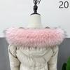 Women Neckerchief Faux Fur Collar Fluffy Collar Warm Wrap Shawl Scarves Soft Fur Scarf Winter Warm