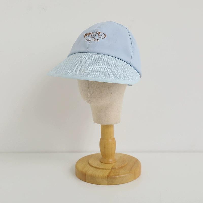 Детская солнцезащитная шляпа Весенне-осенний тонкий стиль Можно завязать с высоким хвостом Девочки Детская Летняя Бейсболка с открытым верхом Солнцезащитная шляпа для девочки