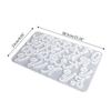 Fashion Reversed Alphabet Mold for Resin Letter Keychain Molds with Hole Epoxy Molds for Keychain Jewelry Making DIY