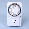 24-часовой циклический таймер, кухонный таймер, розетка, универсальная розетка с таймером, механический таймер 220 В переменного тока, розетка с вилкой Uk Eu Us