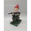 New Arrival New Army Garden Gnome Statue Combat Troops Garden Dwarf Resin Crafts