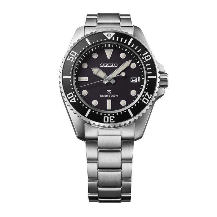 Мужские дайверские часы Seiko Prospex SBDJ063 200м Air Diver Водонепроницаемые Солнечные Черный/Черный