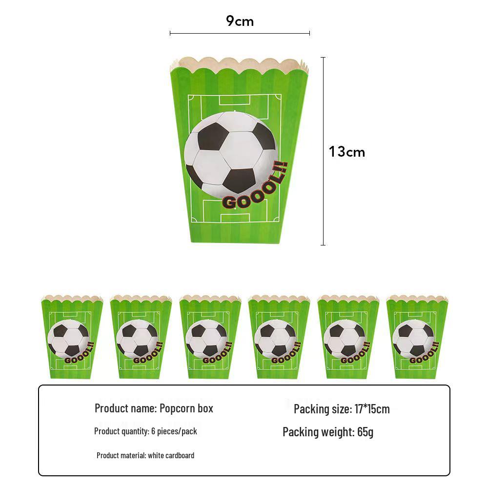Набор декора для футбольной вечеринки в честь дня рождения: Тарелки, Чашки, Скатерть, Столовые приборы, Фон, Баннер и Воздушные шары.