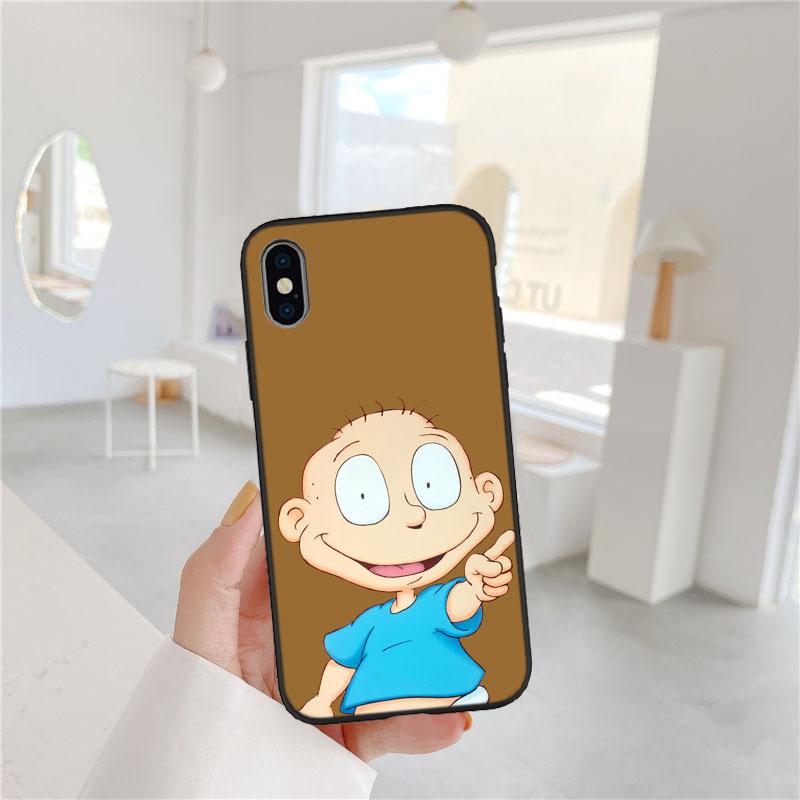 LO82 R-Rugrats Soft Shell Phone Case for Xiaomi Poco C40 C50 C51 C55 C65 C71 C75 F3 F5 F6 F7 M2 M3 Pro Ultra