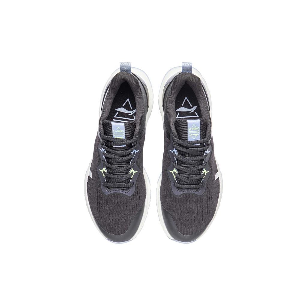 Кроссовки Li Ning Yue Ying Essential светоотражающие, дышащие, амортизирующие, нескользящие, прочные, с низким верхом, женские, черные, белые, синие ARHR108-3