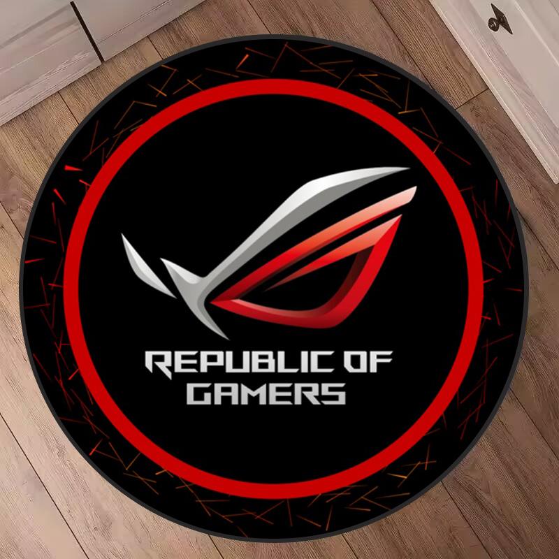 Прочный игровой коврик для пола в стиле ROG для офиса и использования с креслом Ковер дизайна Pashia Мягкий ковер Идеально подходит для энтузиастов игр