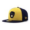 [New Era] 59FIFTY Milwaukee Brewers [MLB ON-FIELD AUTHENTIC ALTERNATE FITTED CAP] MILWAUKEE BREWERS Hat 5950 (8-14 (approx. 65.4 cm)) [Used]