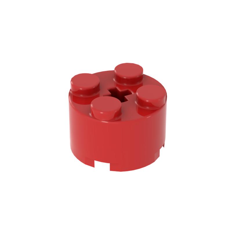 [Funbrick] Кирпич Круглый 2x2 с отверстием для оси 3941 Строительные блоки Игрушки Дети Сувенир Ролевая игра Декор Мальчик Девочка Город MOC