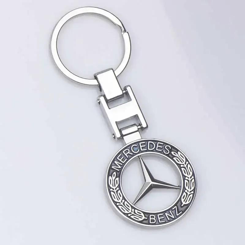 Новый металлический кулон для брелка на ключи автомобиля Mercedes Benz, держатель для брелка на ключи для Mercedes Benz AMG W108 A E C G M R S D Class W212