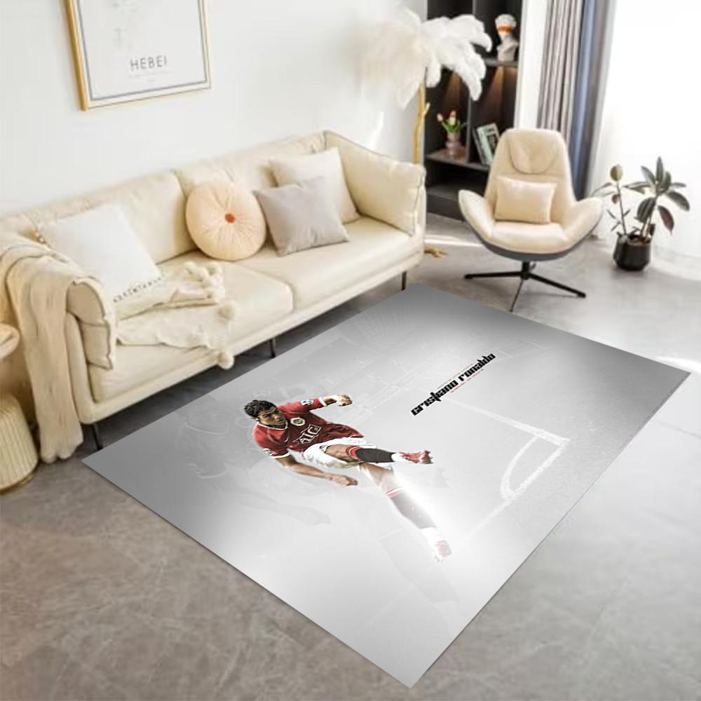 Salah's Liverpool Moment Floor Rug Office Rug Suitable for Living Rooms Playrooms Bedrooms Decorate room Antislip Carpet Anime Office Decor