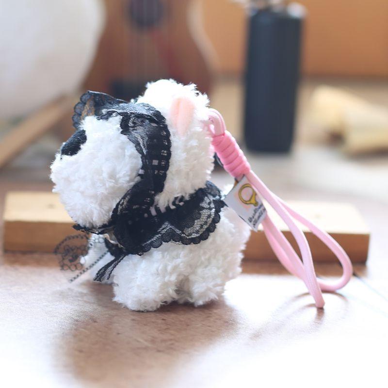 Highland West Dog Plush Keychain Backpack Decor Pendant Gift For Children Girls