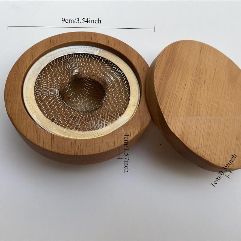Wooden Smoker Kit for Whiskey Cocktails Drinks Kitchen Bar Accessories and Home Brewing Essentials 7