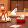 7PCS Miniature Duck Ornaments Lovely Tiny Duck Figurine Toys Lightweight Small Decor for Dollhouse Kids Birthday Party Gifts